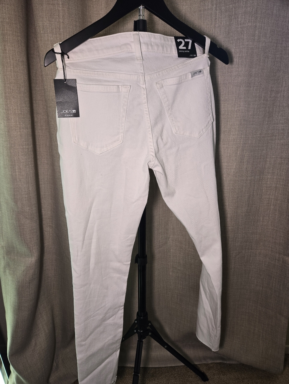 Joe's Jeans White Skinny Ankle Jeans - Picture 3 of 3